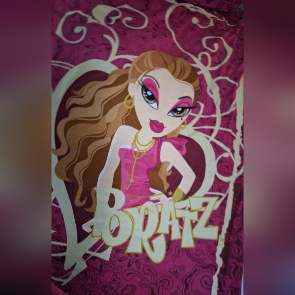 Vintage BRATZ Douvet Cover & Pillow Case Fleece 72 By 64 - Picture 2 of 8